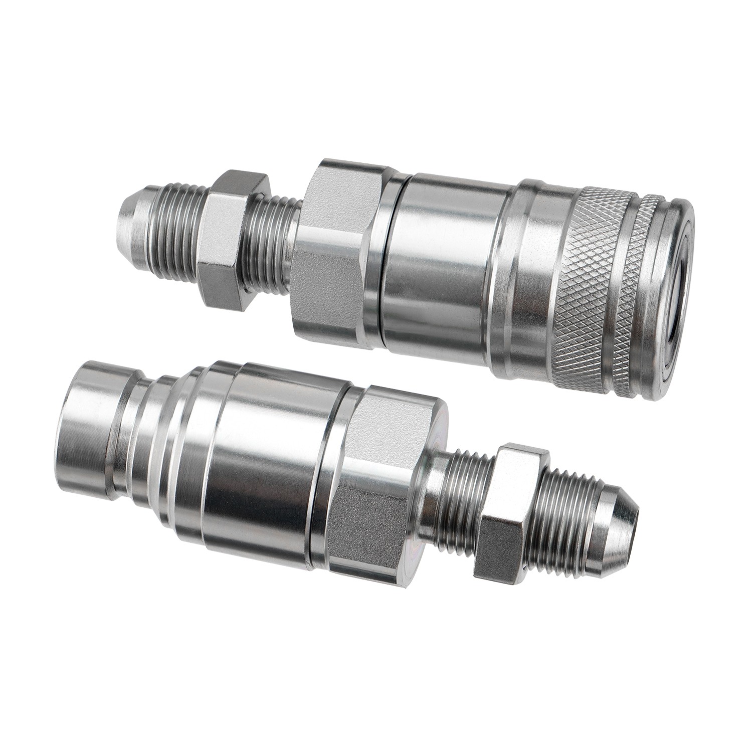 1/2″ Flat Face Skid Steer Hydraulic Quick Connect Coupler Set 1/2″ (#8) JIC Bulk