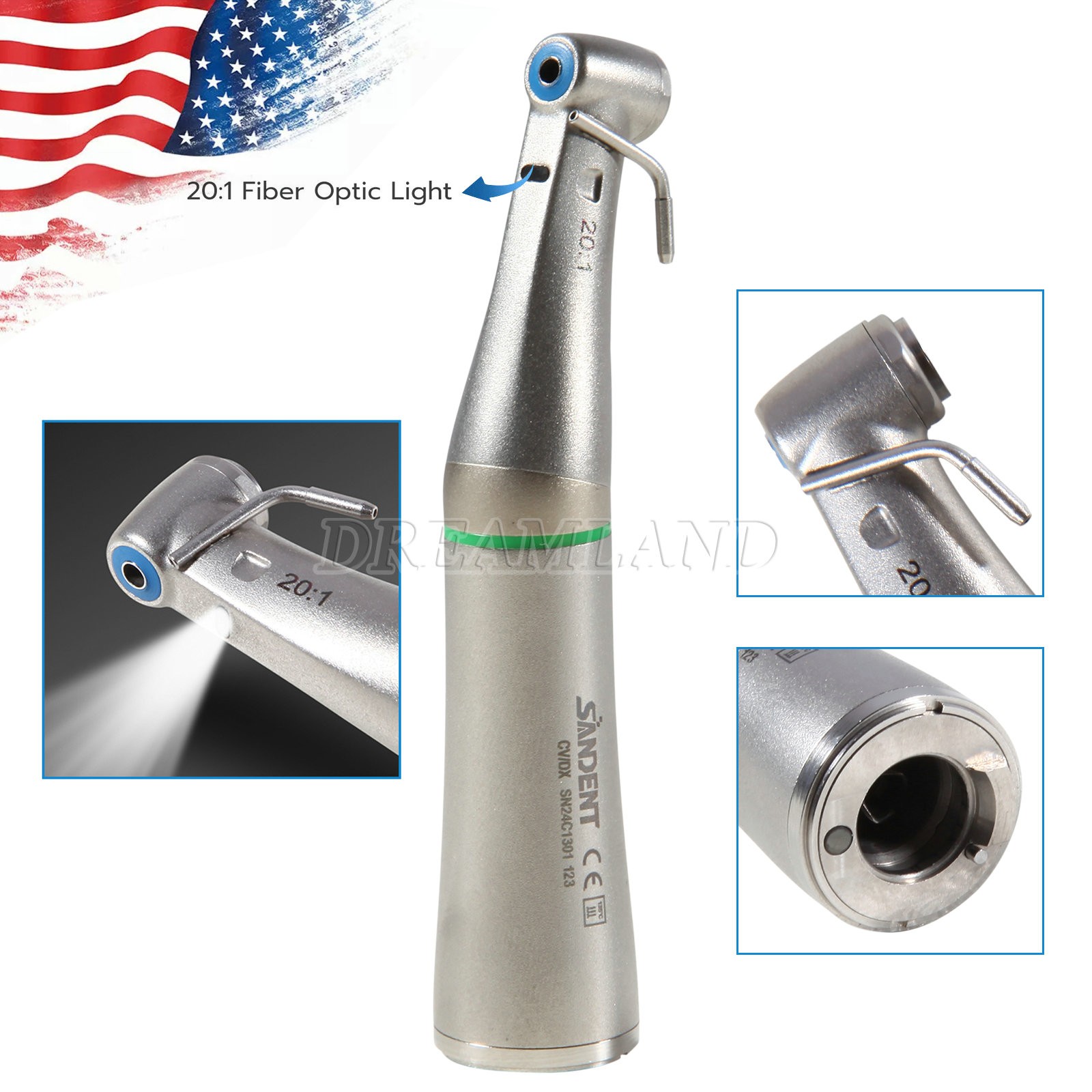 Dental Cordless LED Curing Light 3 Second iLED Cure Lamp Woodpecker DTE Style V3