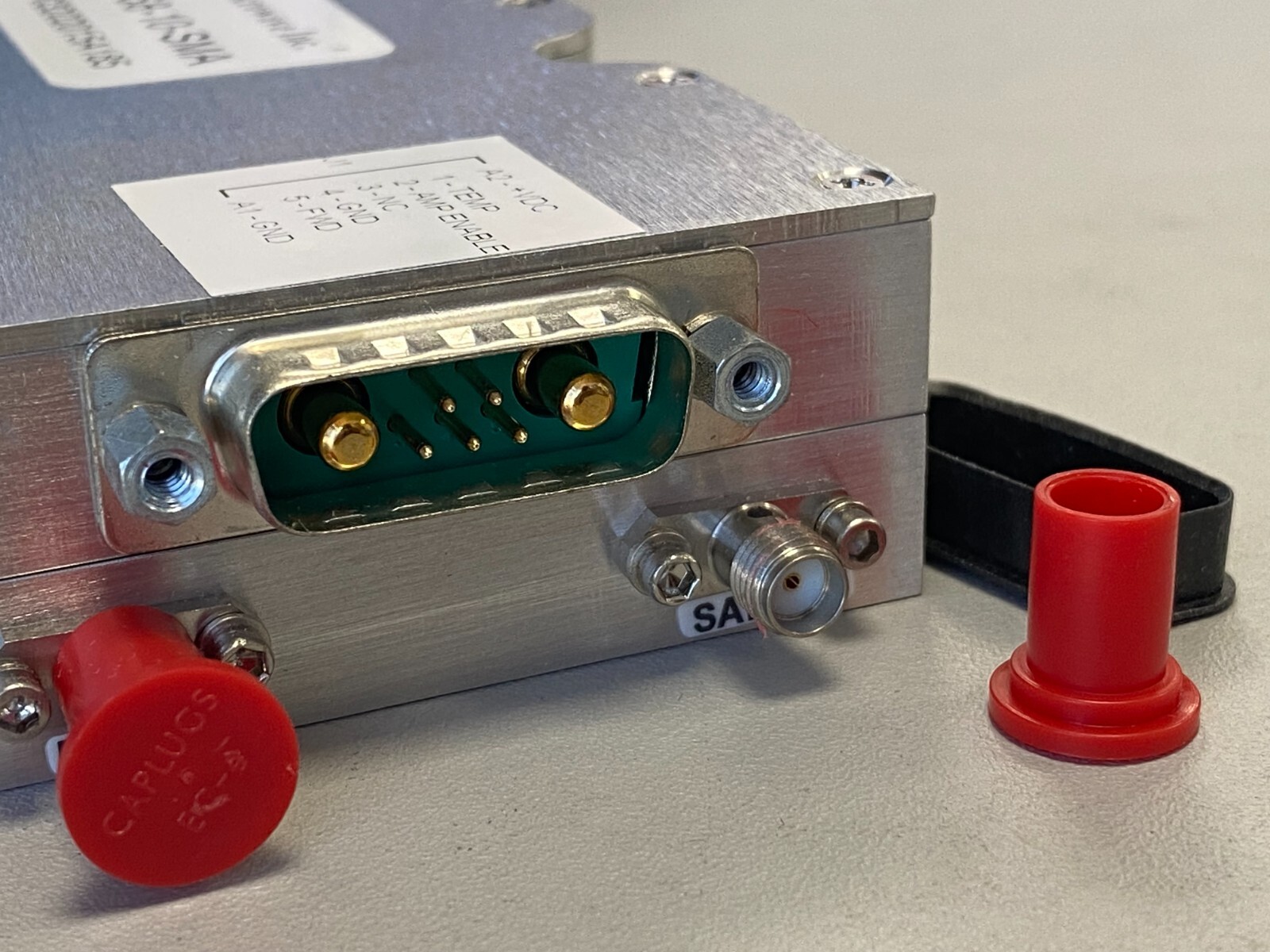 RF POWER AMPLIFIER 7.2-7.5GHz 58db 15W psat SPA-075-58-10 SMA
