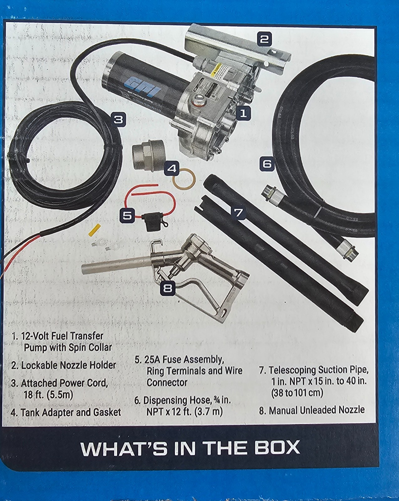 GPI M-150 Series 15 GPM 12V Fuel Transfer Pump M-150S-MU – 110000-99 – NEW