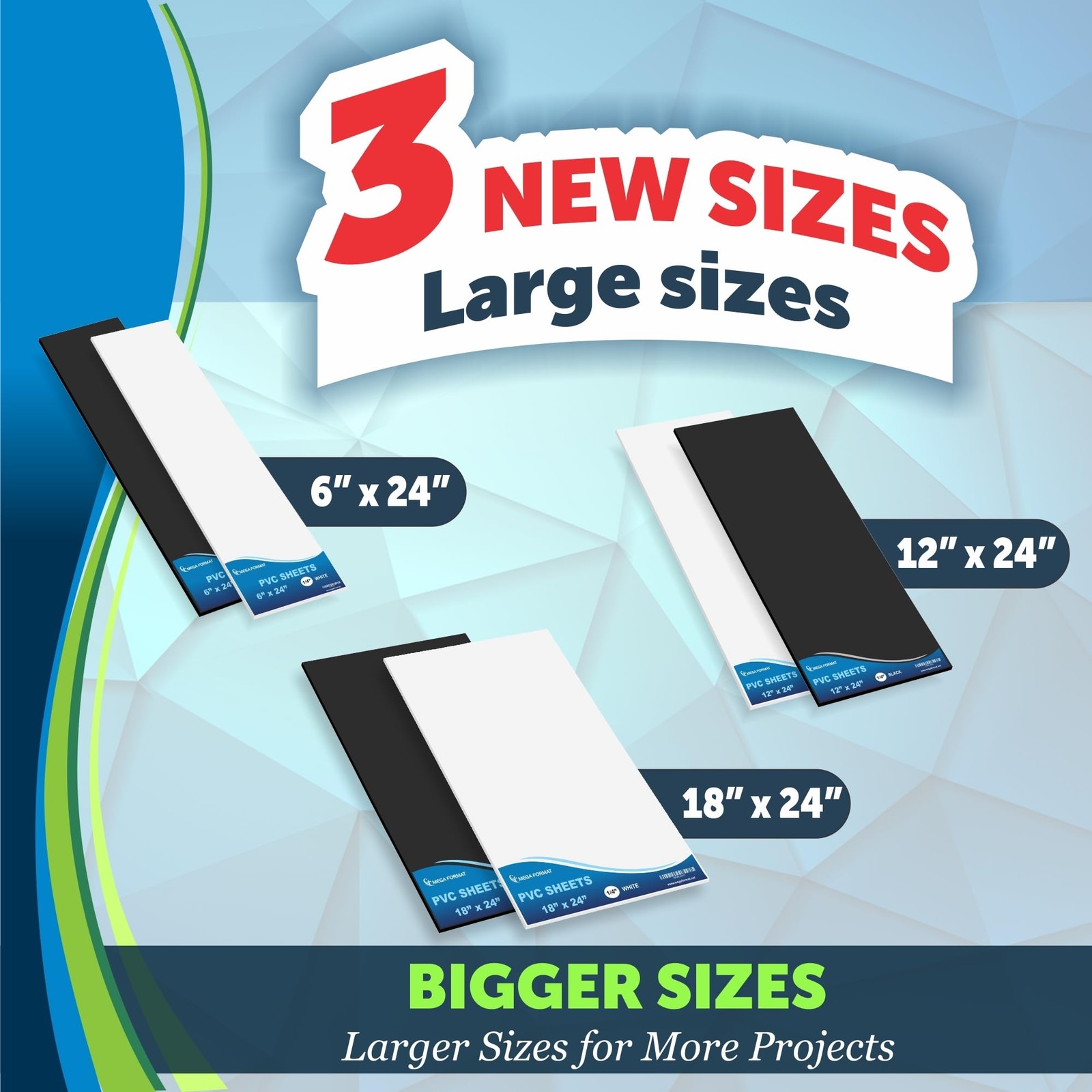 12″ x 16″ Rigid PVC Plastic Sheets – Sintra PVC Sheet Celtec PVC Board – Hard…