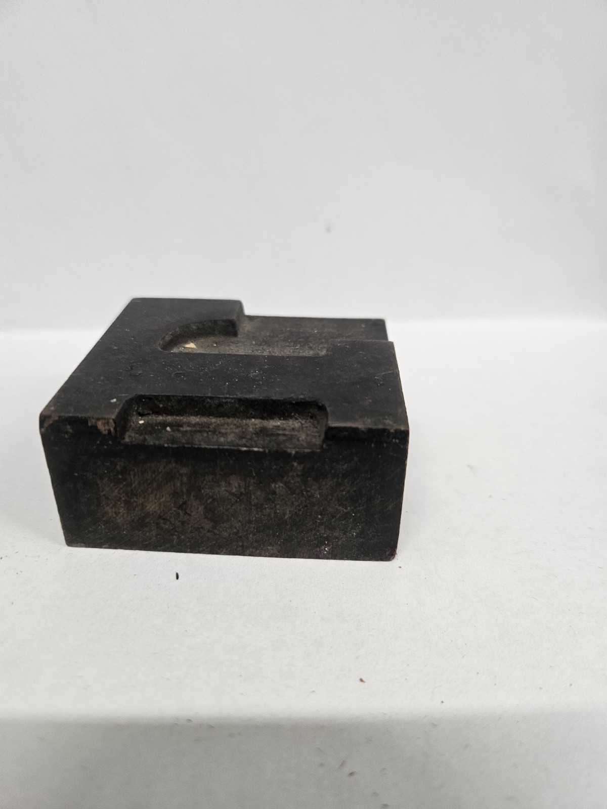Antique Wood Letterpress Letter J Type Print Block – 2″ x 1.75″