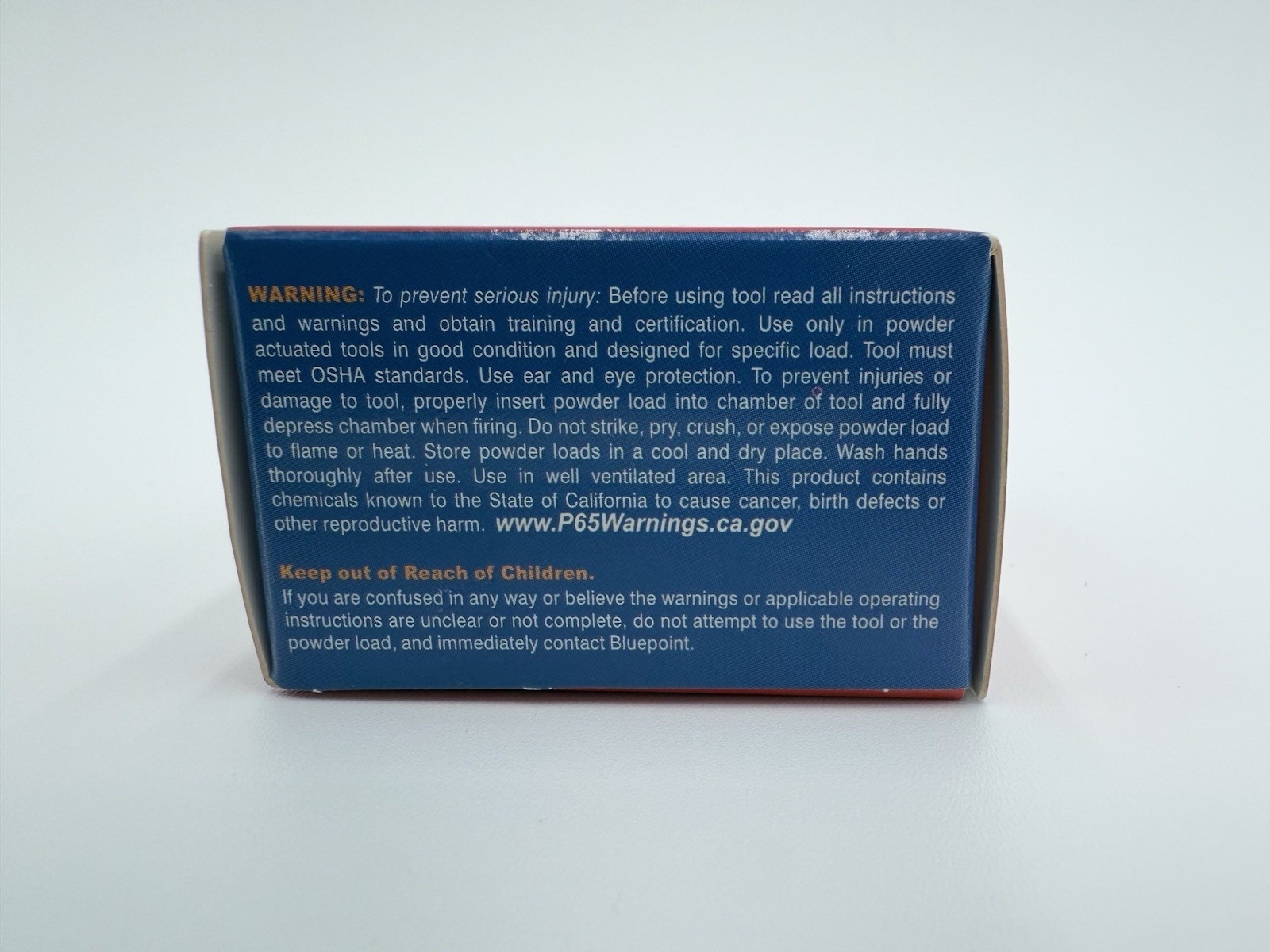 Bluepoint 22SGNDL5 Red .22 Caliber Neck Down Single Shot Powder Loads