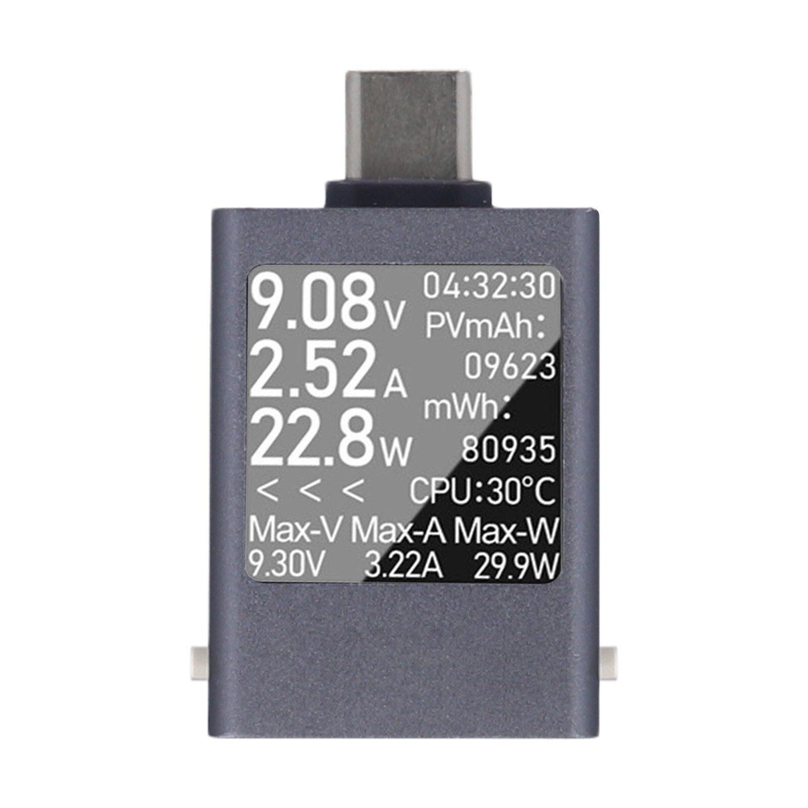 HDC 085C USB C Tester Meter 4 5~50V 0~12A High Compatibility Voltage Current