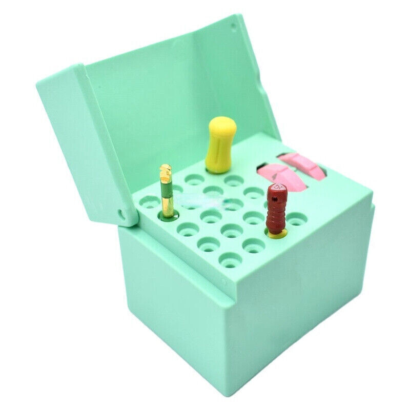 Dental 20 Holes 135°c Memory Endo Box Block Autoclavable Endodontic Root Canal