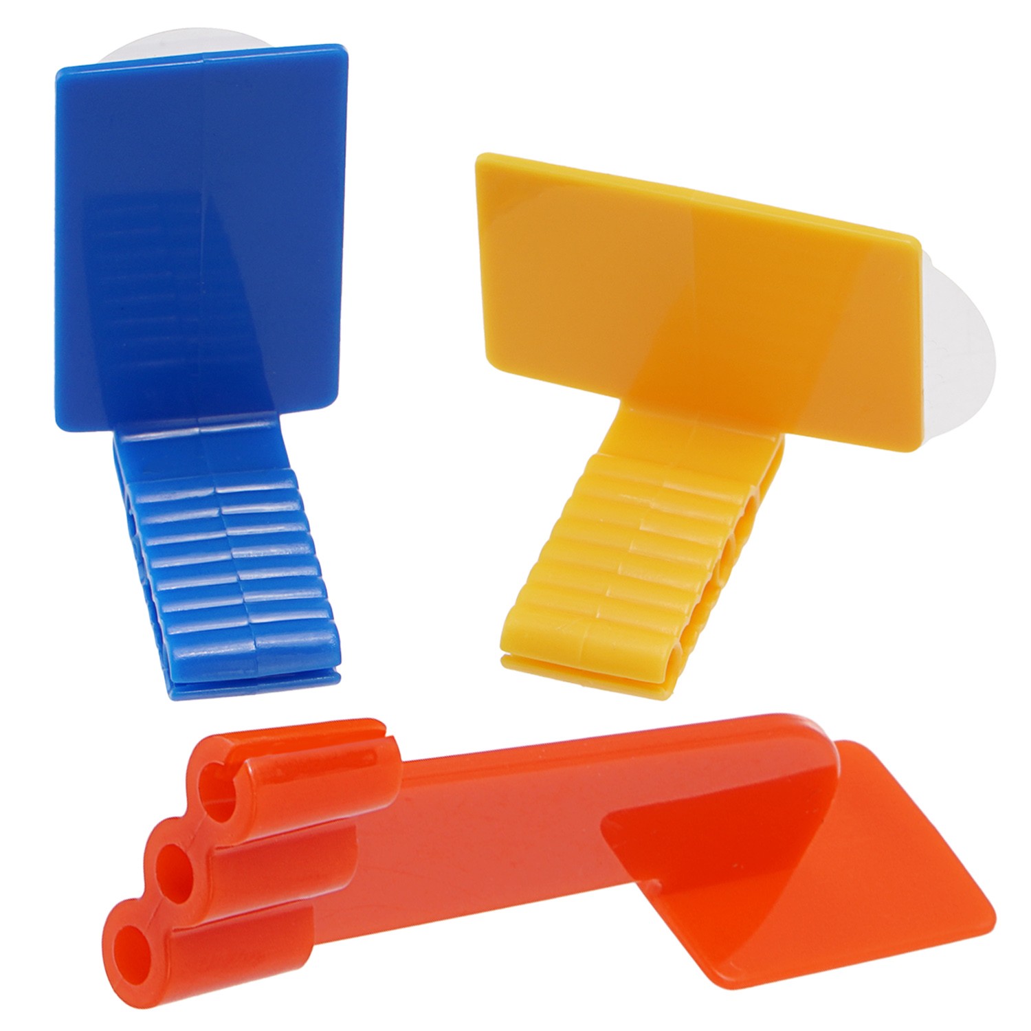100Pack Dental Sensor Holders XCP-XP Disposable Adhesive Holders Red/Blue/Yellow
