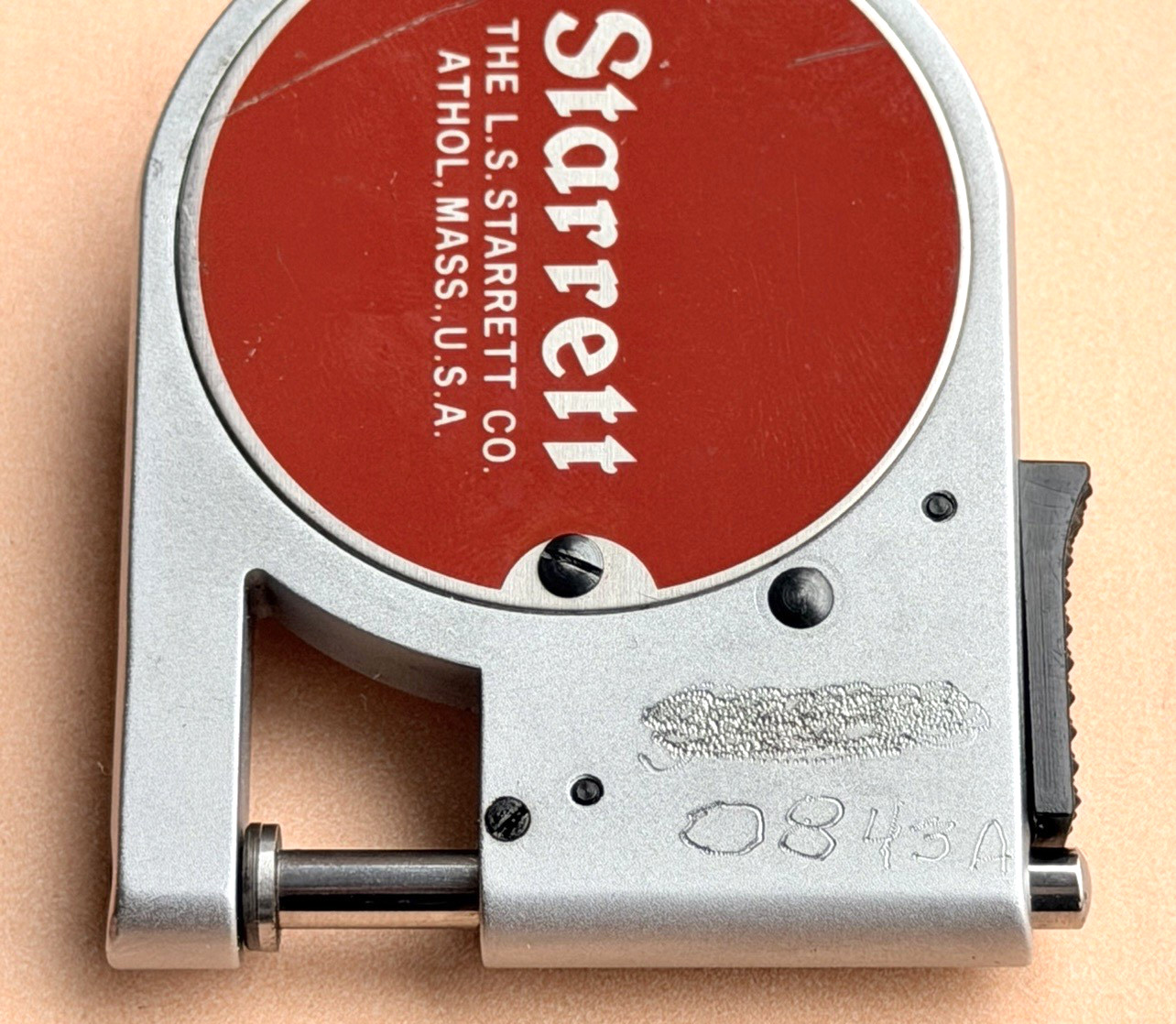 STARRETT No.1010Z Dial Indicator Pocket Gage 0-.375″ Range, 0-100 Dial Reading!