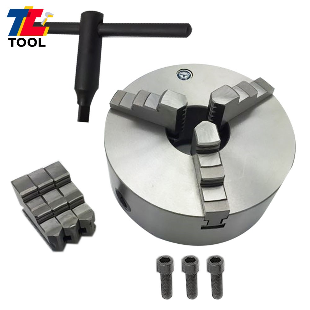 3″K11-80 Self-centering Lathe Drilling Part 80mm 3 Jaw Lathe Chuck Manual Chuck