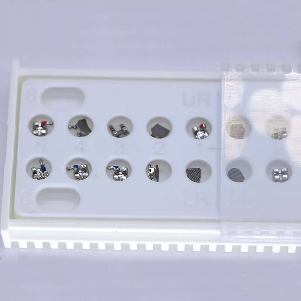 10 kits dental orthodontic bracket standard roth 0.022″ 345 hooks sandblasted