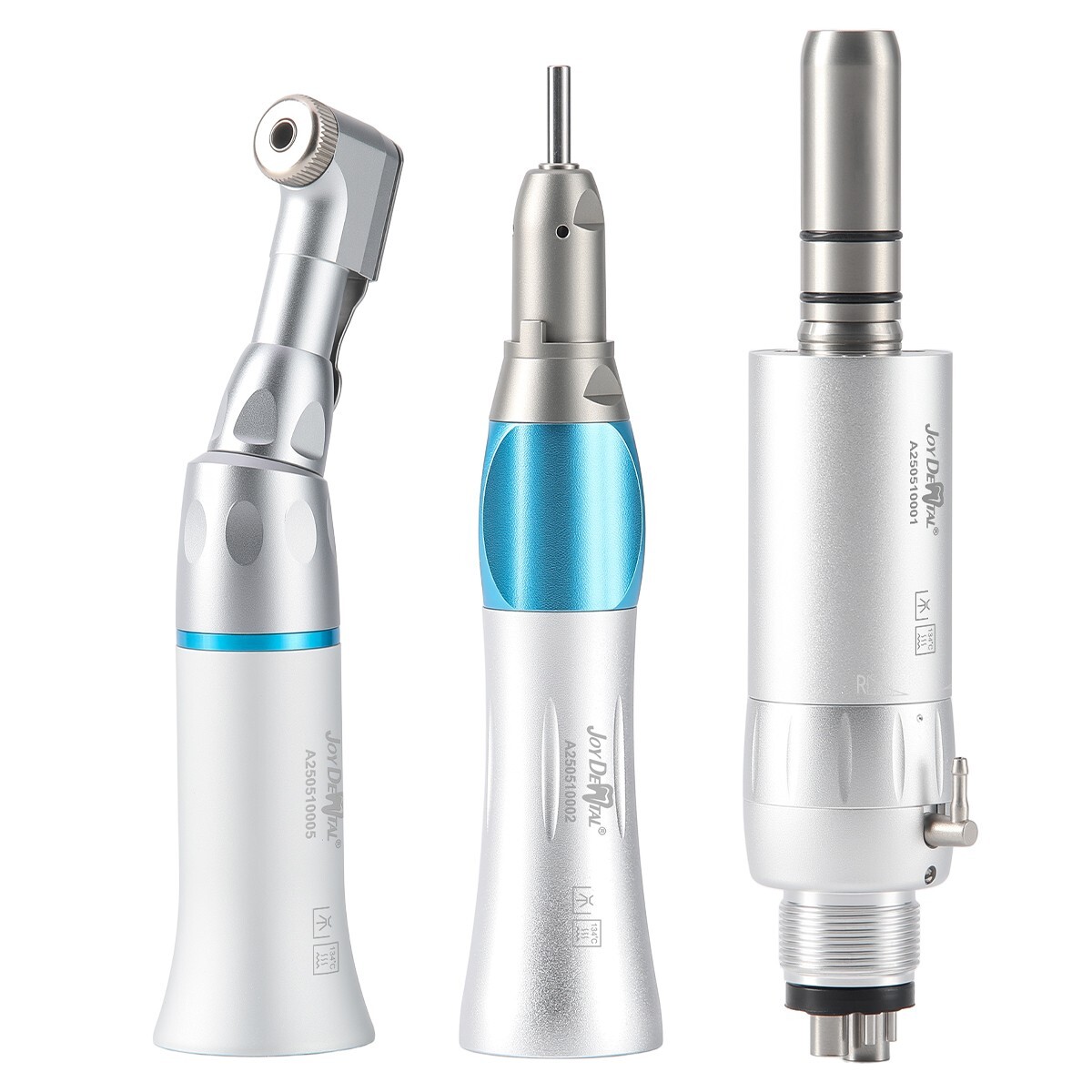 Dental Low Speed Straight Handpiece Kit Latch Contra Angle Air Motor 2/4 Holes