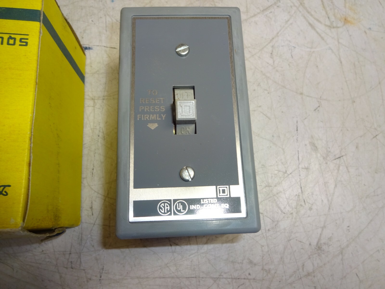 SQUARE D 2501 FG-1 MANUAL STARTER