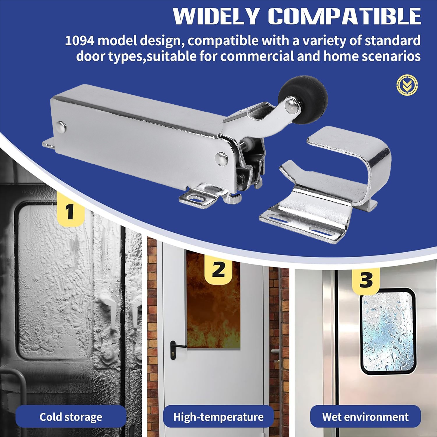 For Kason 1094 Hydraulic Door Closer For Heavy Duty Walk-in Freezers & Fire Door