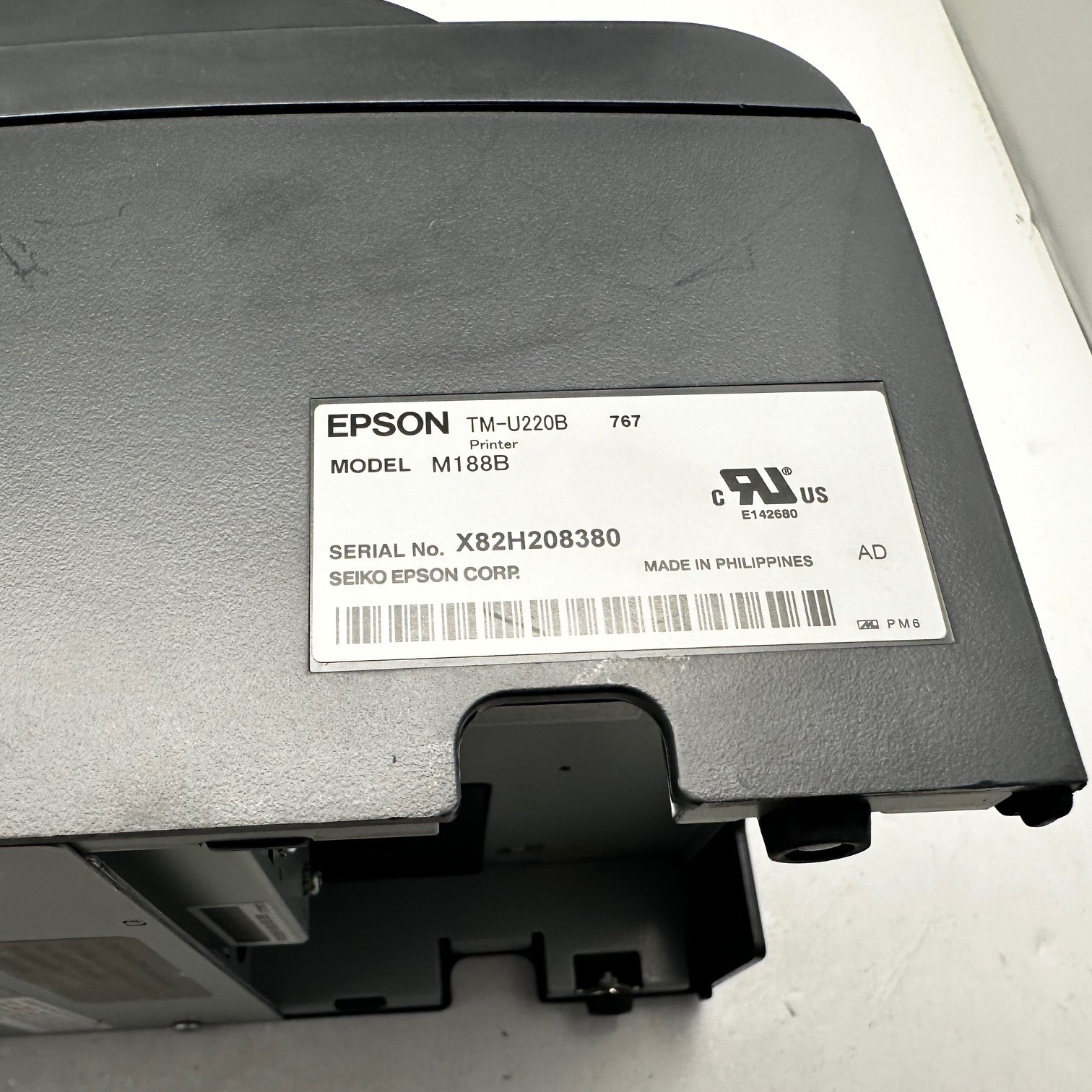 Epson TM-U220B M188B Point Of Sale Kitchen Receipt Printer Serial Only