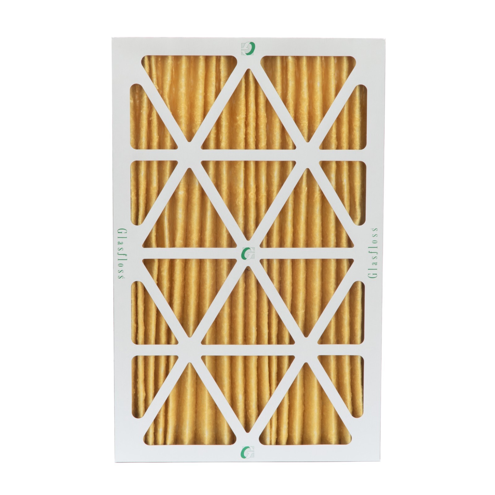 14x20x2 MERV 11 Pleated Air Filters by Glasfloss. 4 Pack. Made in USA.