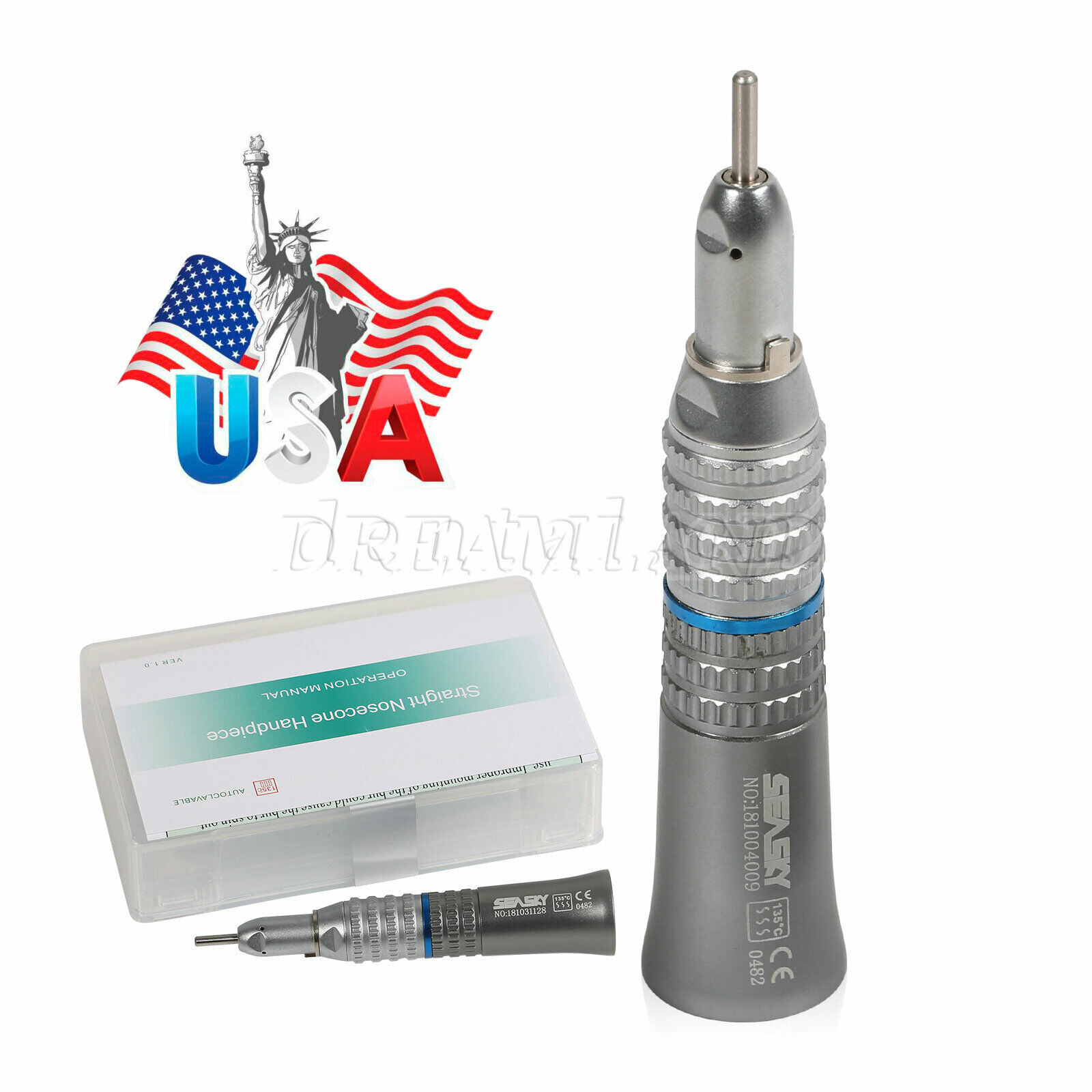 NSK type Dental Slow Low Speed Handpiece Contra Angle Straight 2/4 H Micromotor