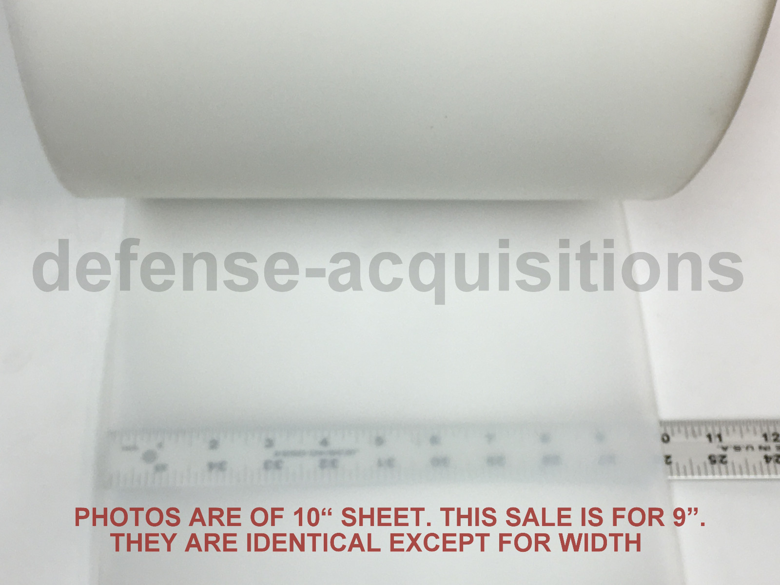 HDPE High Density Polyethylene Plastic Sheet .030″ x 9″ x By The Foot FLEXIBLE