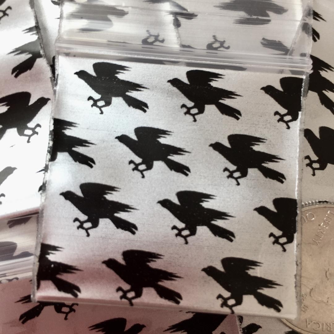 BaggiesSince1987 – 2020 Design Zip Bags Metallic 50 DSN Mix 500PCS, READ DETAILS