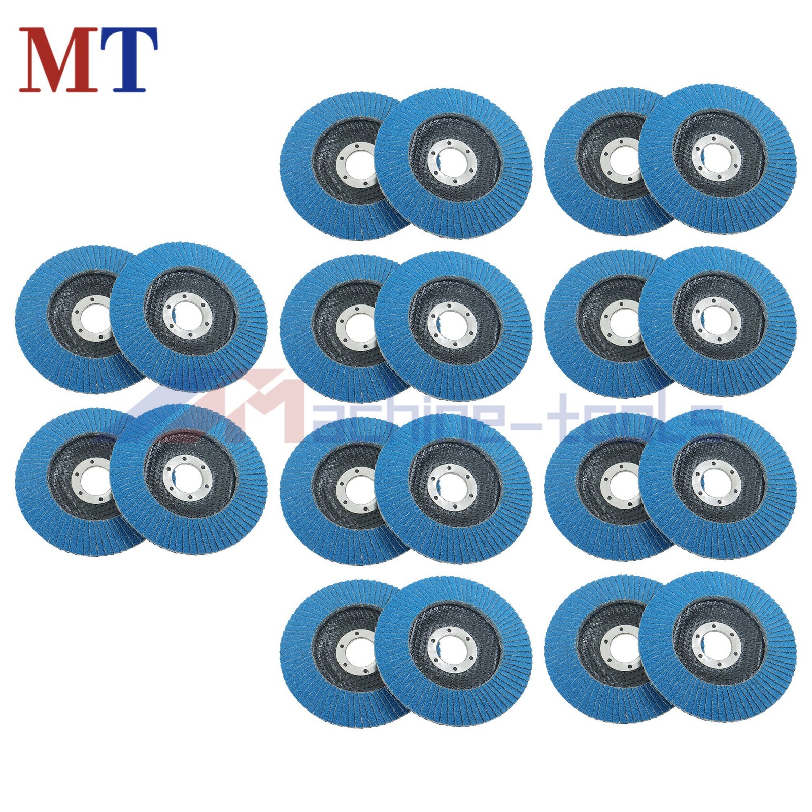 20 Pcs 4-1/2″ T29 Zirconia Flap Discs 80 Grit Flapper Wheel for Angle Grinder