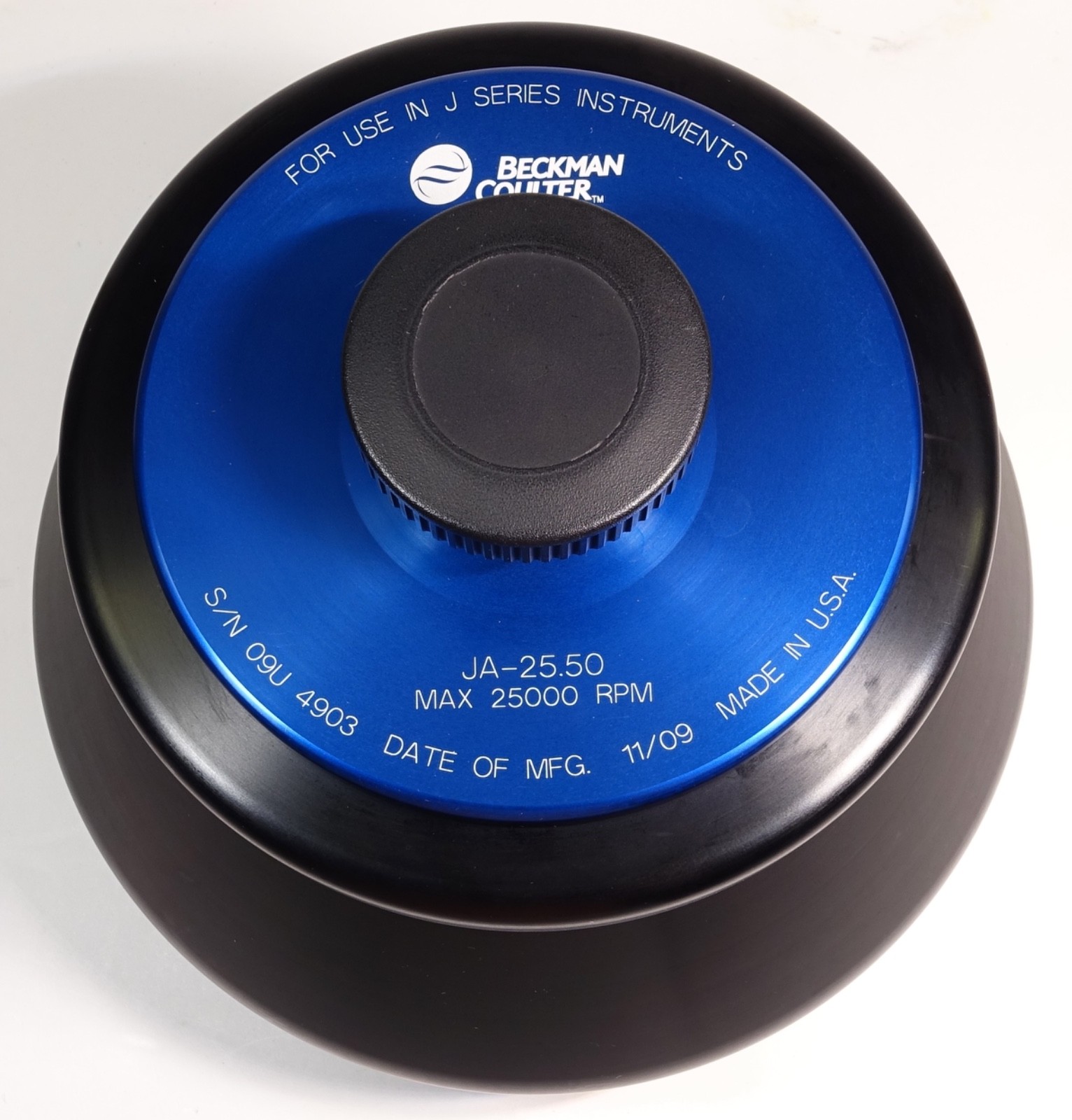 Beckman Coulter JA-25.50 Fixed-Angle Rotor 8x50mL 25,000 rpm; Great Condition