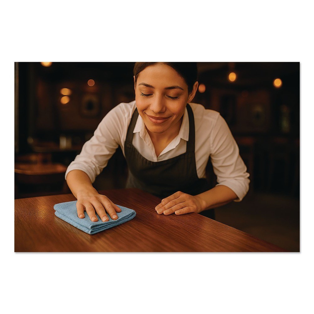 Boardwalk 12BLUCLOTH 12″ x 12″ Microfiber Cleaning Cloths – Blue (12/PK) New