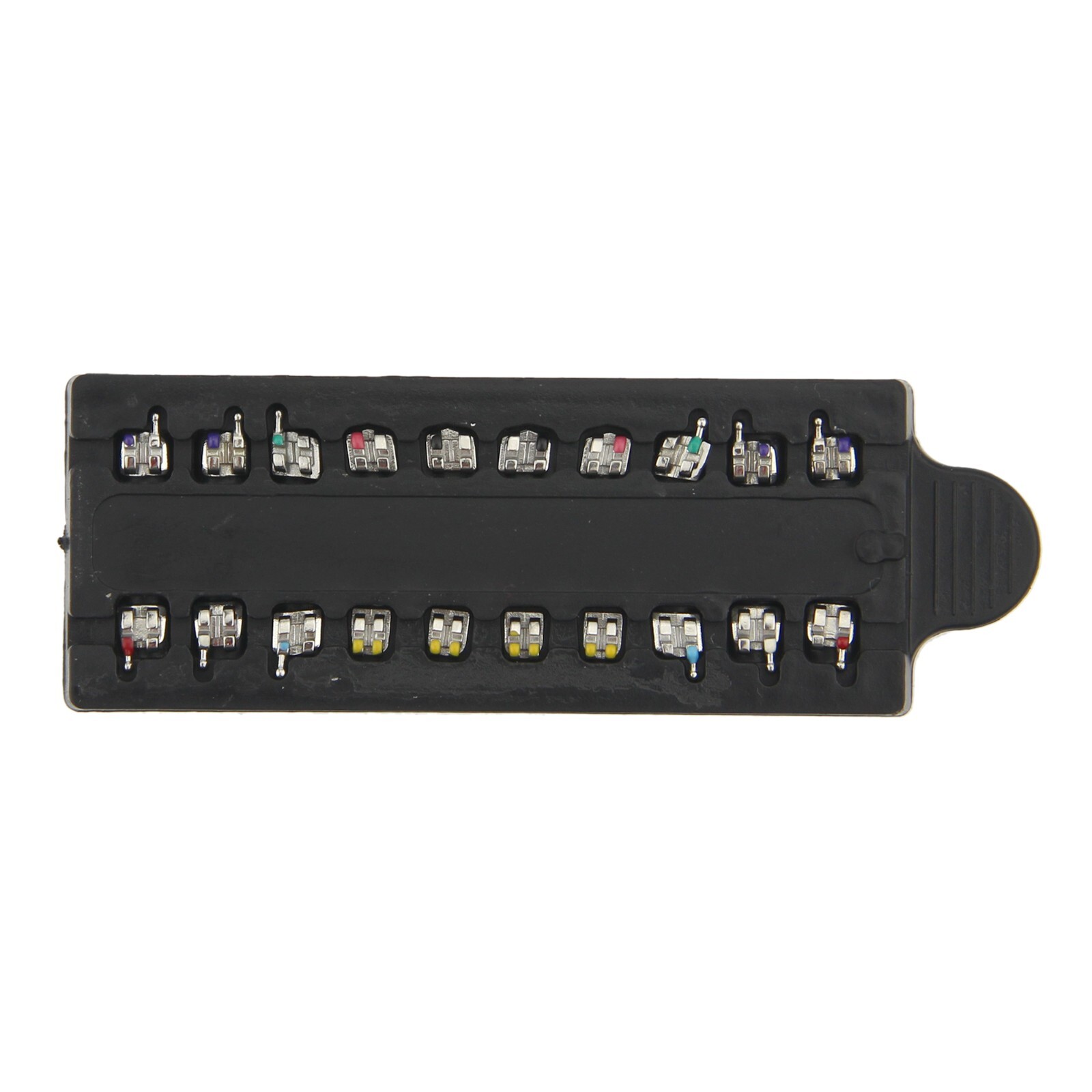 Dental Orthodontic Bracket Braces Metal Mini Roth MBT 018 022 345 Hooks MIM 5-5