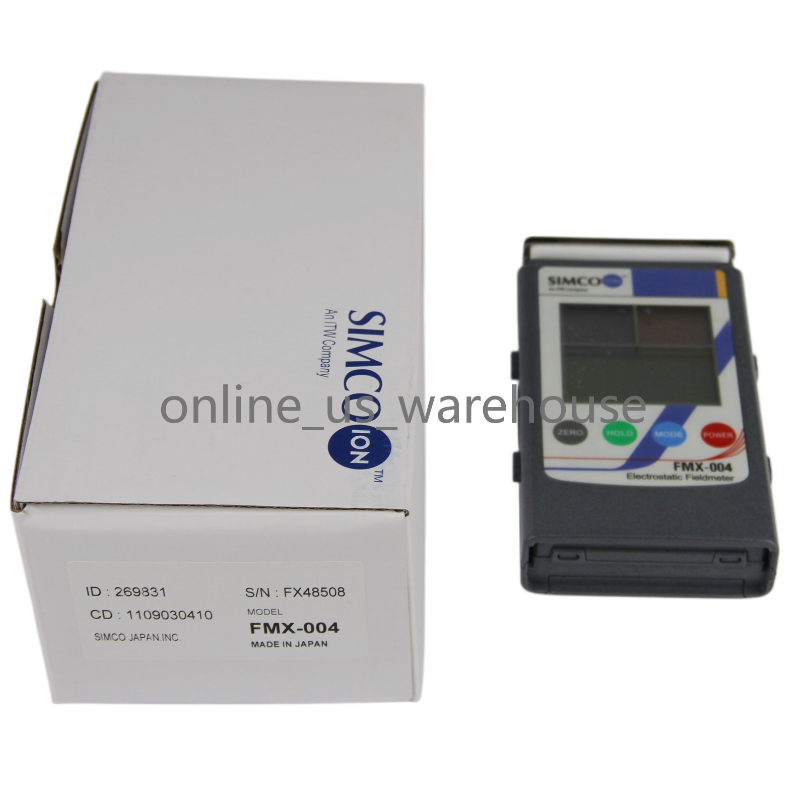 One New SIMCO Fmx-004 Handheld LCD Electrostatic Field Meter Static Tester – US
