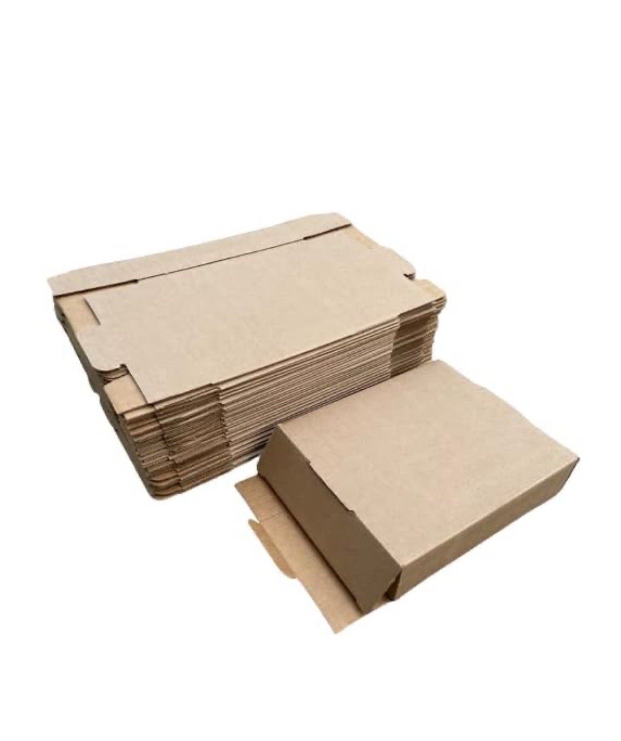 50 Pieces 9″ x 6″ x 3″ Corrugated Security Mailer Shipping Box Boxes