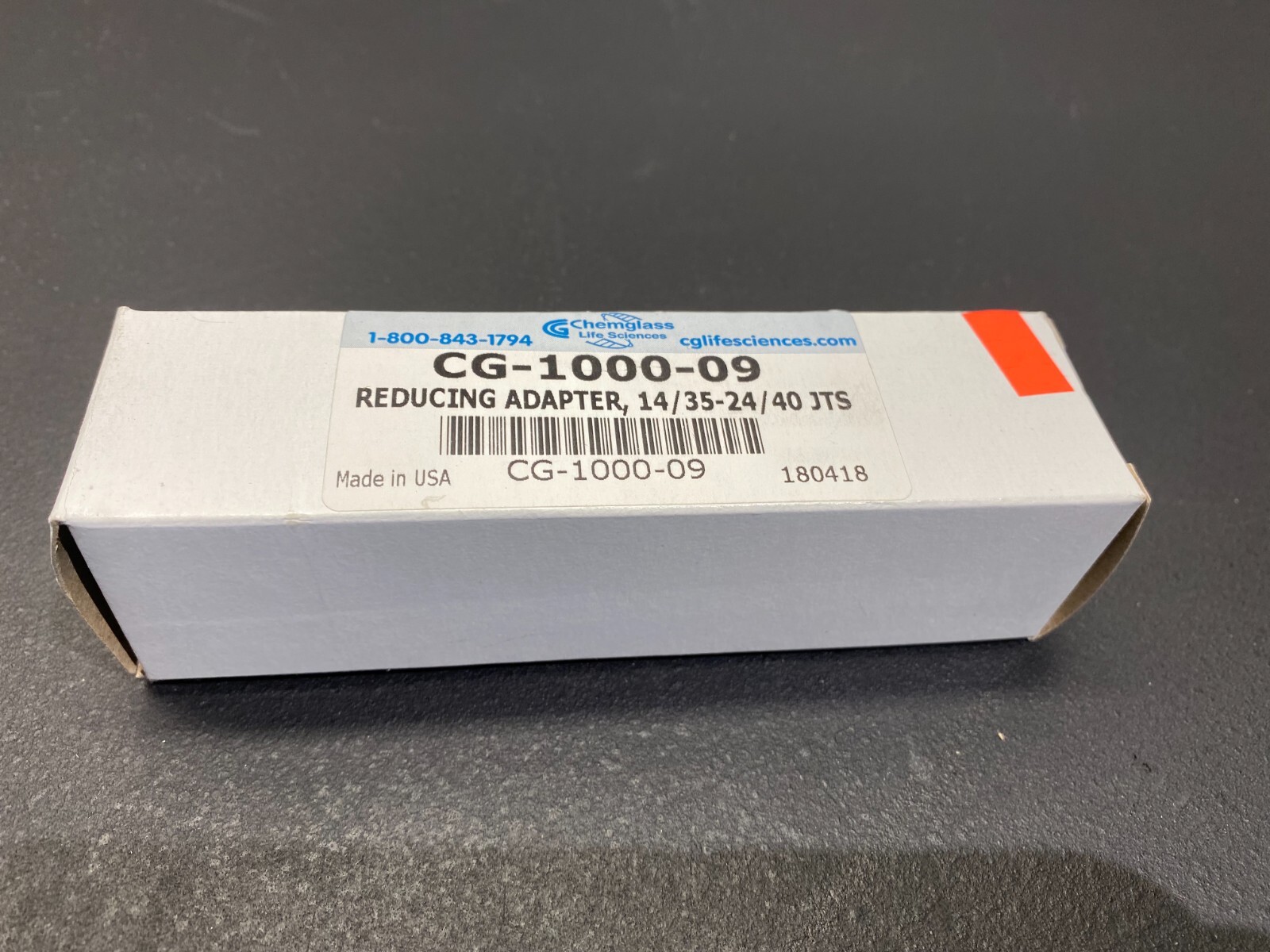 Chemglass CG-1000-09 Adapter Connecting 14 / 35-24 / 40 JTS Lower Inner Reducing