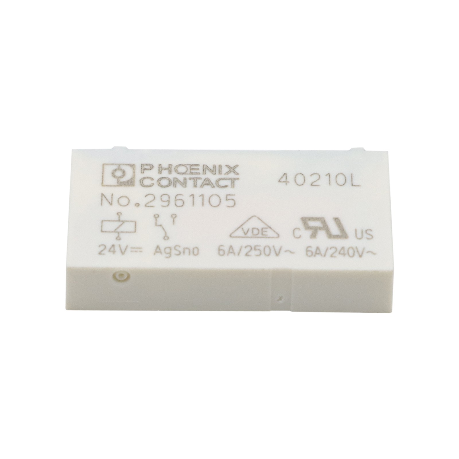 20pcs 24VDC 6A 250VAC 5-Pin For No.2961105 Phoenix Contact Power Relay