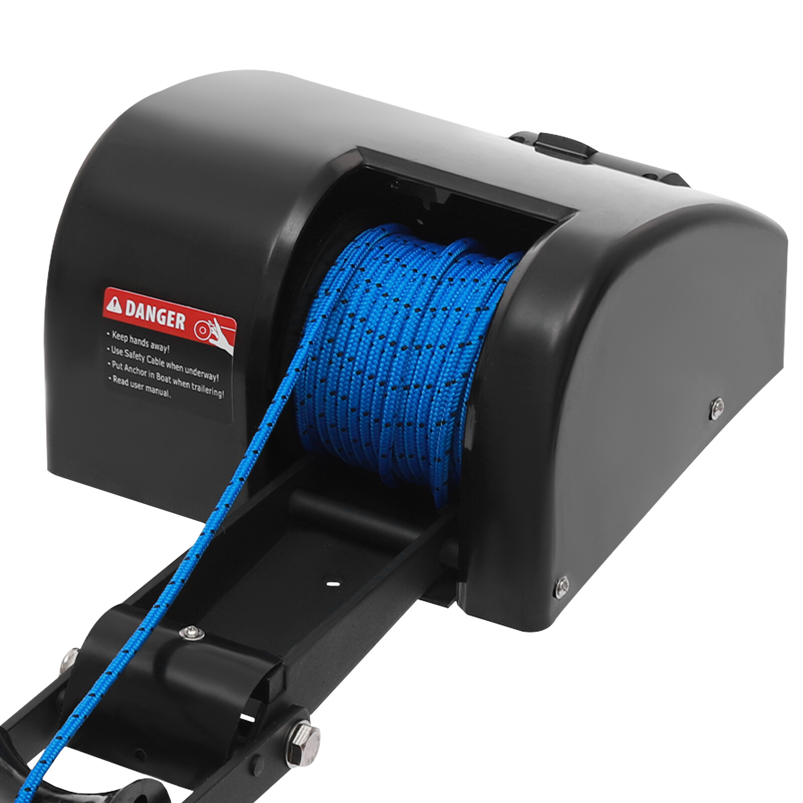 35lbs Electric Anchor Winch with Roller & Remote Control for Boat Marine Winch
