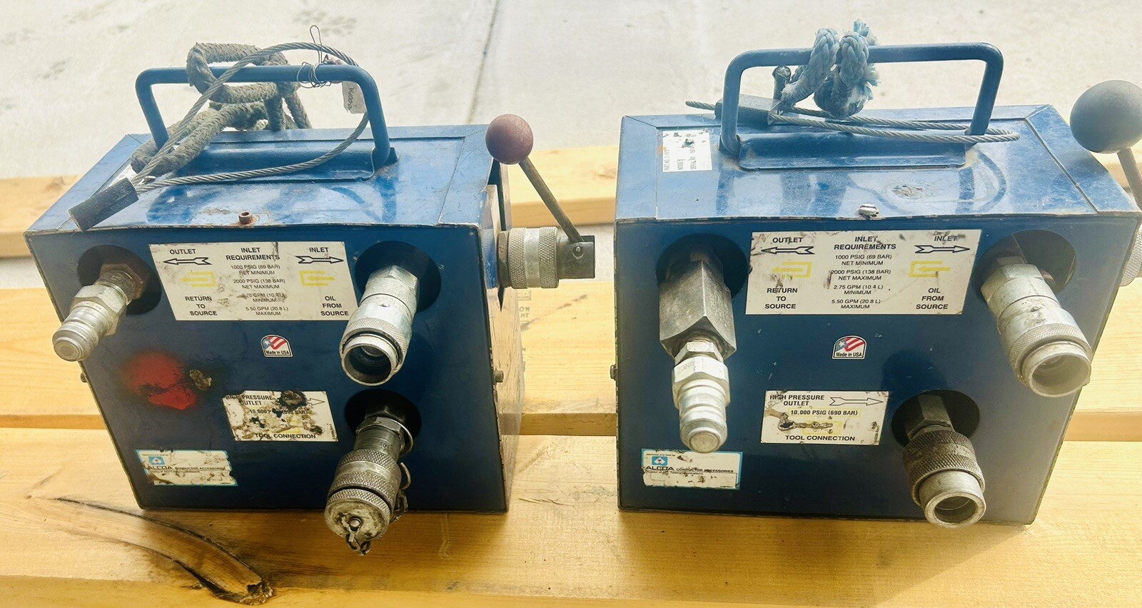 alcoa conductor Hydraulic Tool Connector accessories. 10,000 PSI