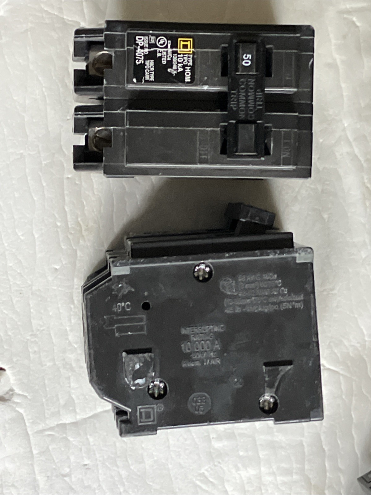 Square D HOM250CP 50 A Miniature Circuit Breaker HOM250 New! Free Ship!!