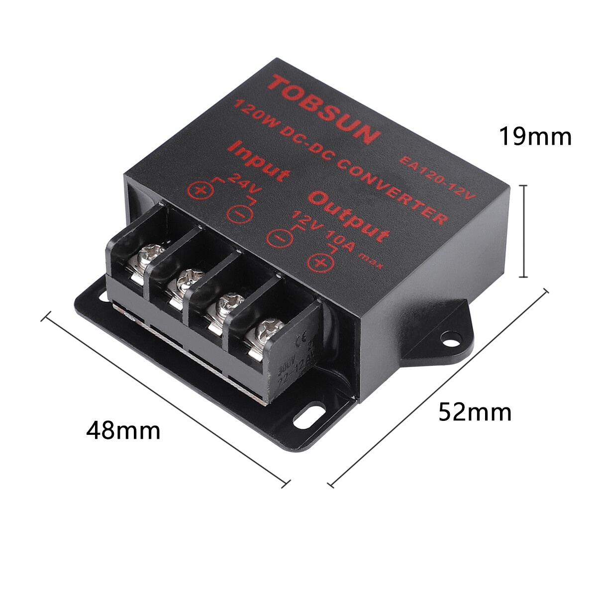 DC 12V 24V to 5V/12V 3A 5A 10A Power Converter Step Down Regulator Buck Reducer