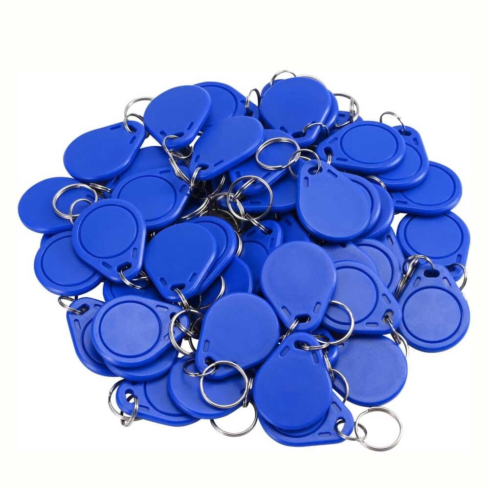 50/100/200x RFID Key Fobs UID 13.56MHz Rewritable Proximity IC Smart Token Tag