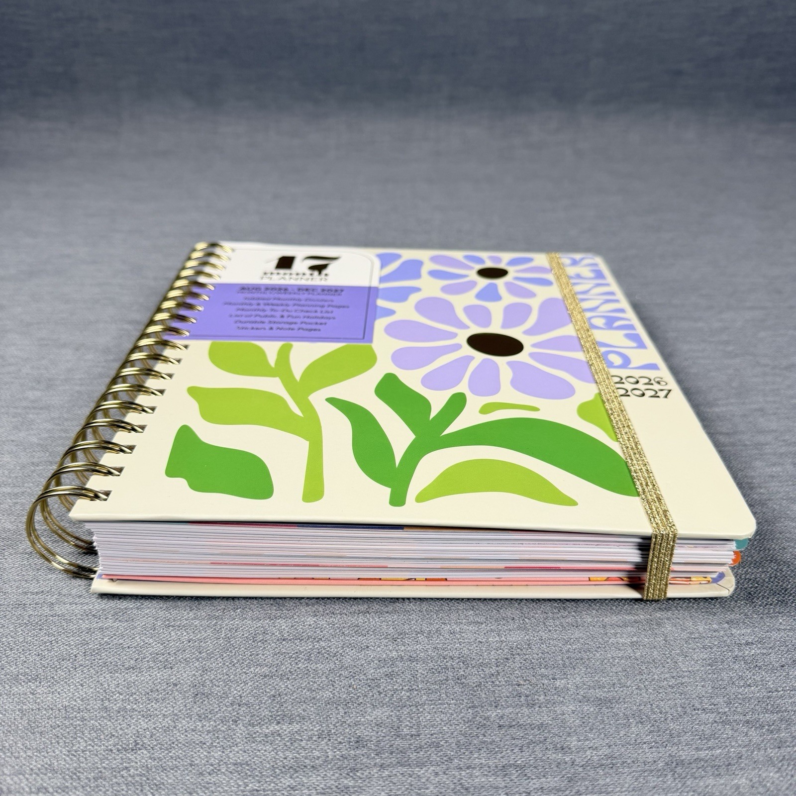 Creative Expert 17 Month Planner AUG 2026 – DEC 2027 Monthly/Weekly Planner