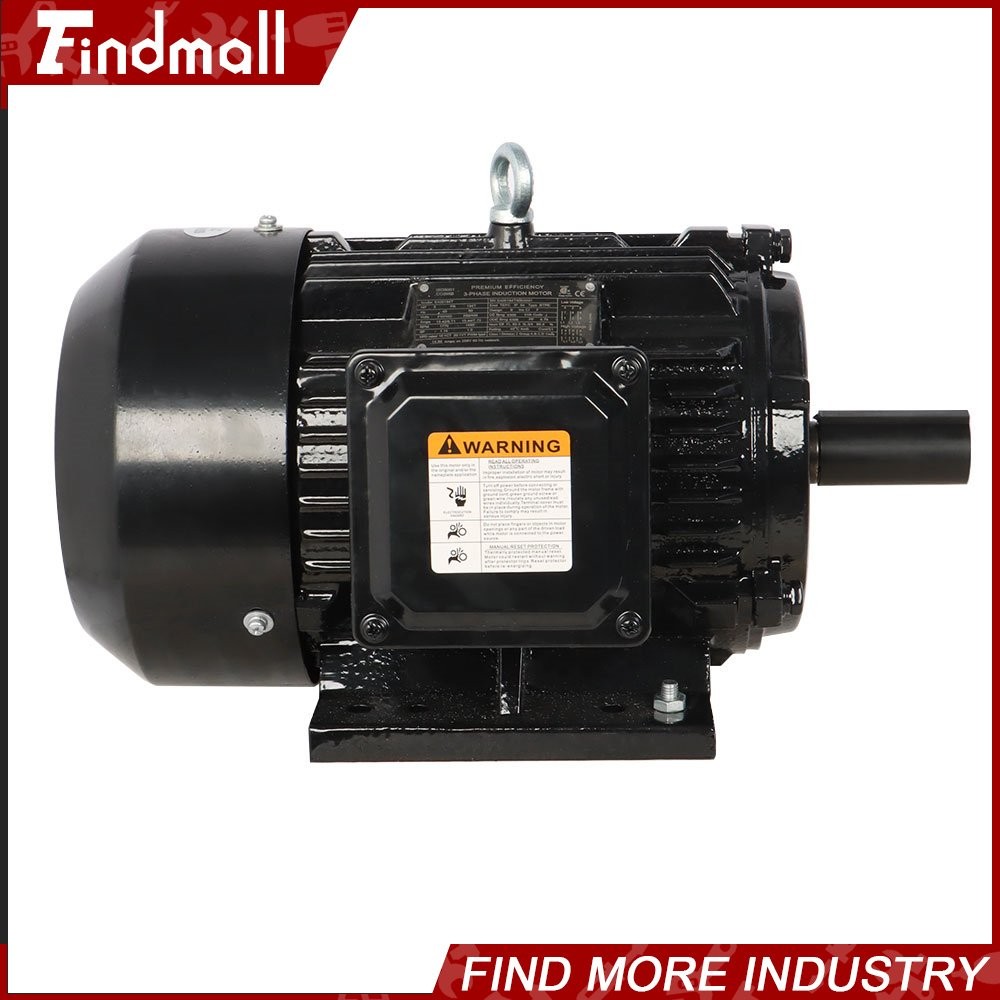 1800 RPM 5 HP Electric Motor 184T Frame TEFC 230/460V Severe Duty 3 Phase US