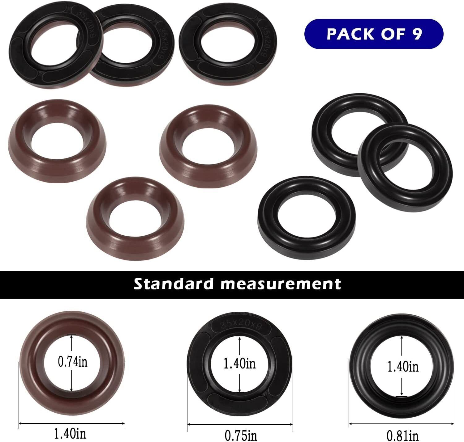 General Pump Kit 69 Packing Kit 20mm for GP K69 Interpump TS2010 TS1511 47series