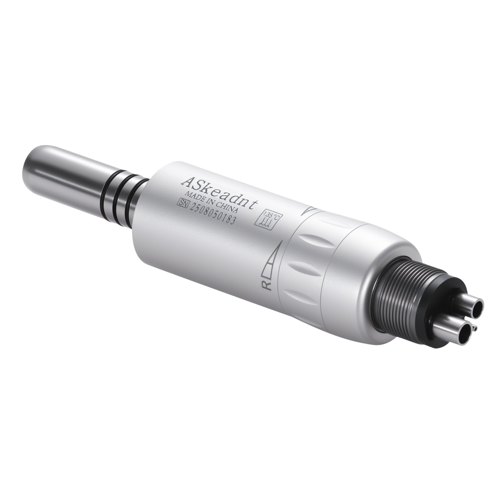 ASkeadnt Dental Inner Channel Slow Low Speed Air Motor Handpiece 4 Hole E-type