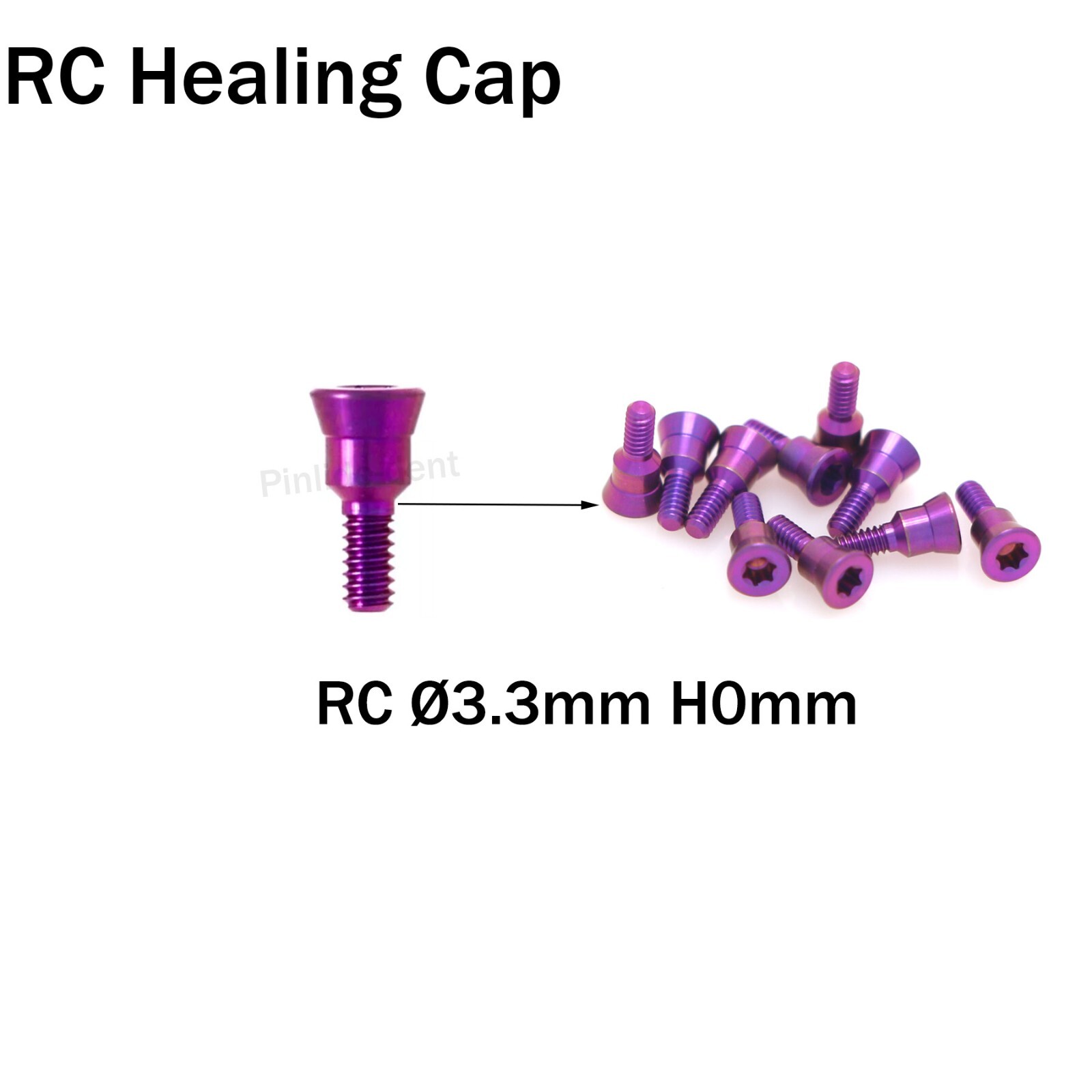 Dental Healing Abutment Caps NC/RC Cover Screw fits ITI Straumann BL/BLT
