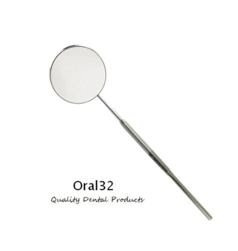 ORAL32 – DENTAL ORAL PHOTO MIRROR, ROUND 2 INCHES WITH HANDL