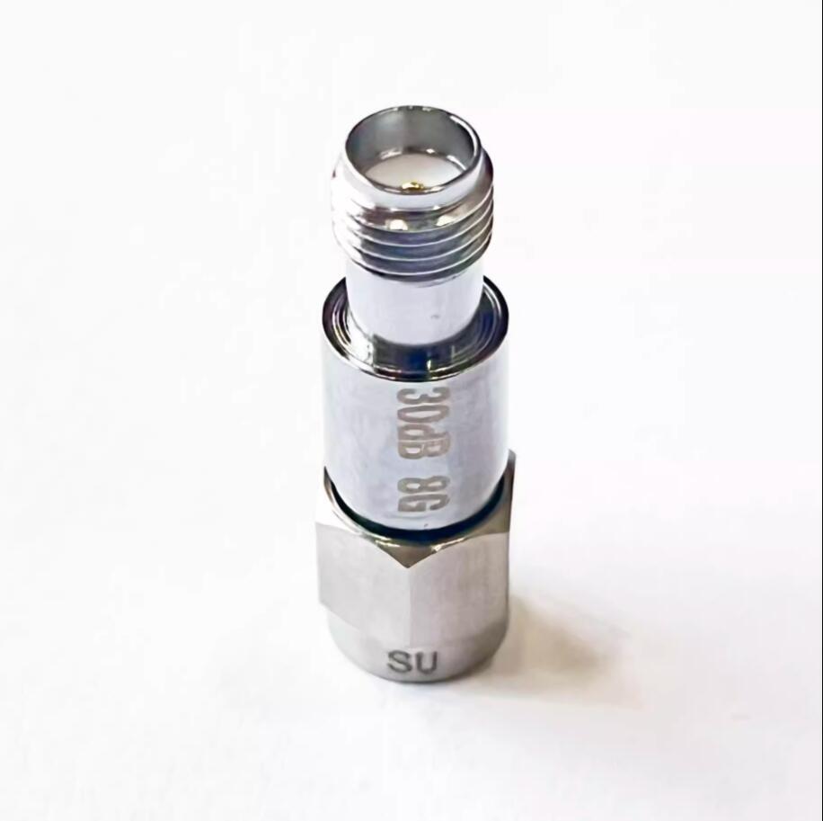 2W SMA Male to Female Fixed Attenuator DC-8GHz 50ohm 5/6/10/15/20/30/40/50/60dB