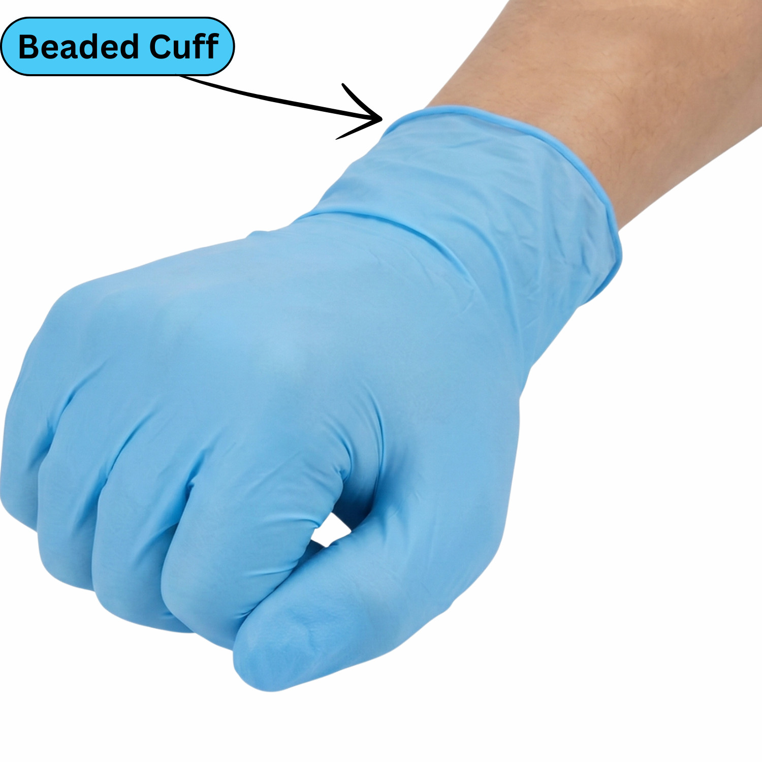 1000 Blue Nitrile Gloves 4 Mil Powder Free ( Non Latex Vinyl) 2XL