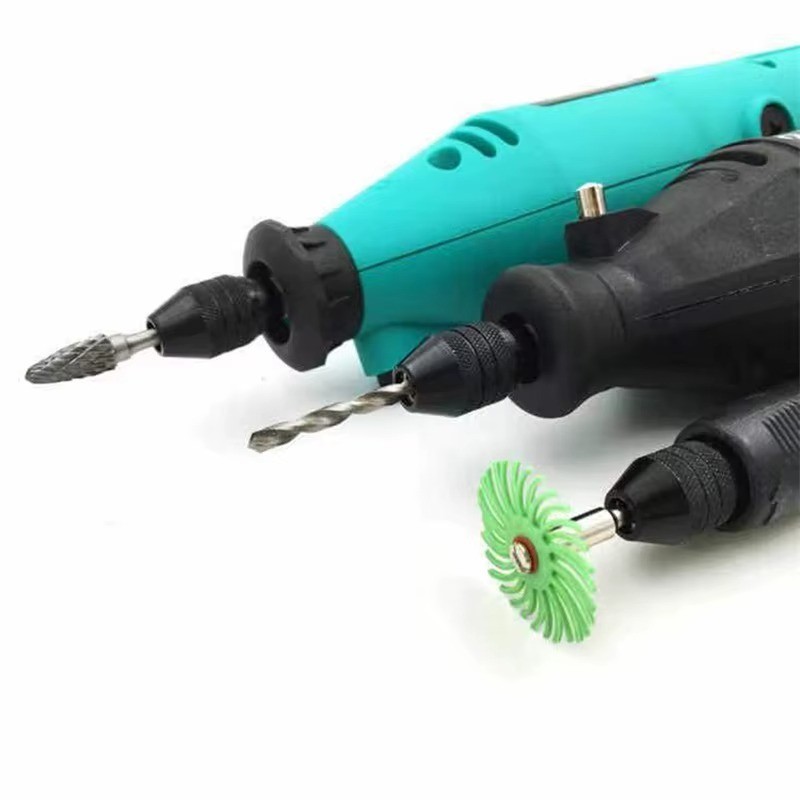 4Pcs 1/4″Hex Shank Keyless Drill Chuck Adapter Bit Quick Change Converter Driver