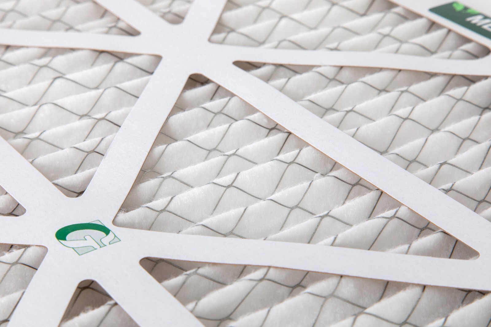 14x20x2 MERV 13 Pleated Air Filters by Glasfloss. Case of 12.