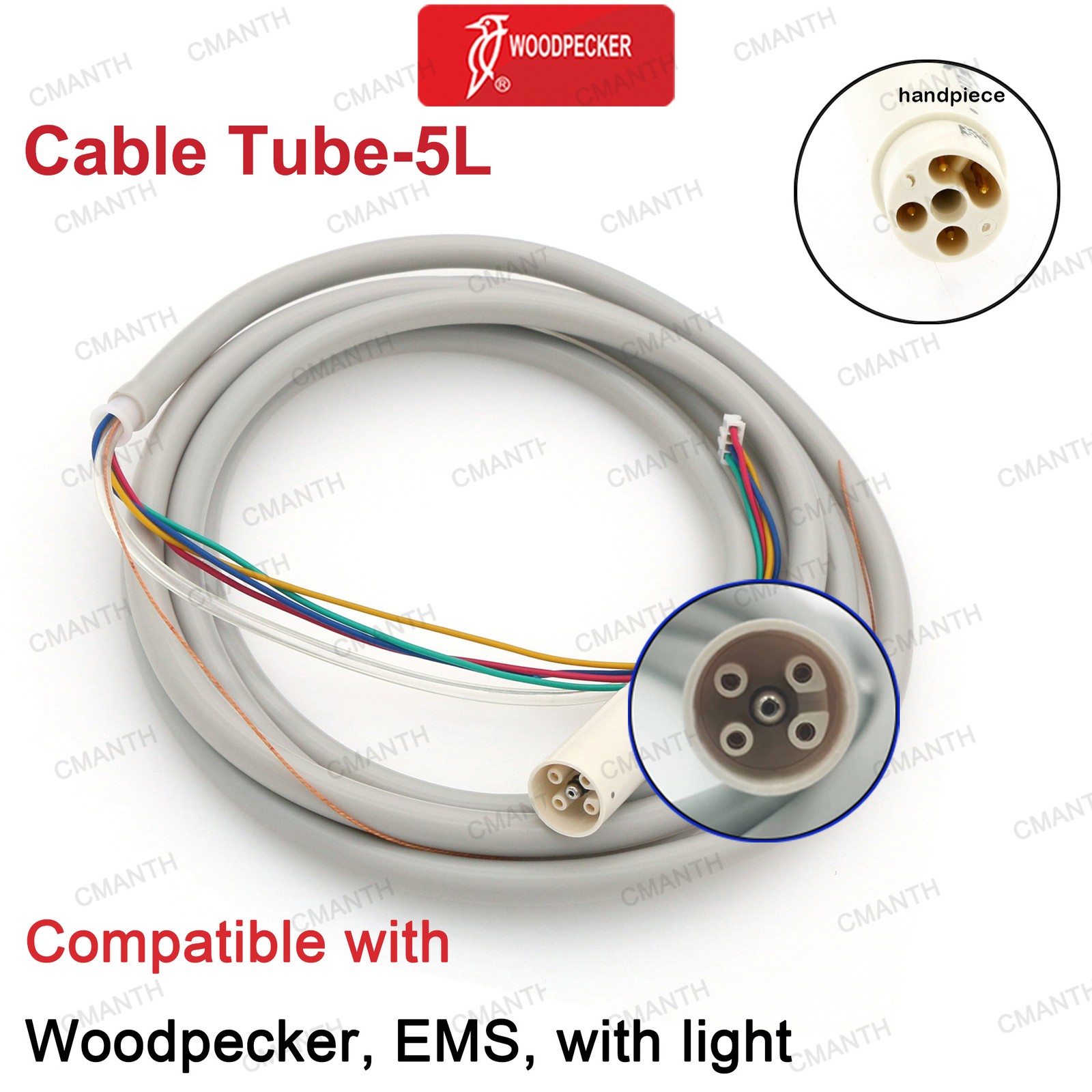Woodpecker DTE Dental Ultrasonic Scaler Handpiece LED Light Fit EMS NSK SATELEC