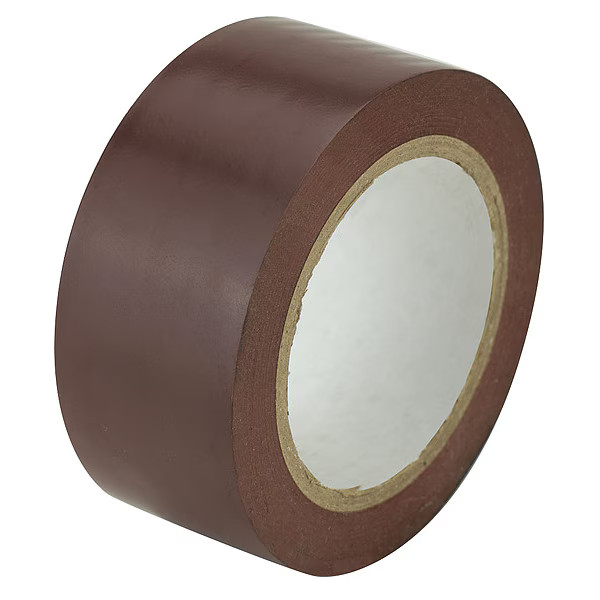 Manufacturer Varies Aisle Marking Tape Vinyl Plastic Brown, 2″ W x 36 yd. L, 5