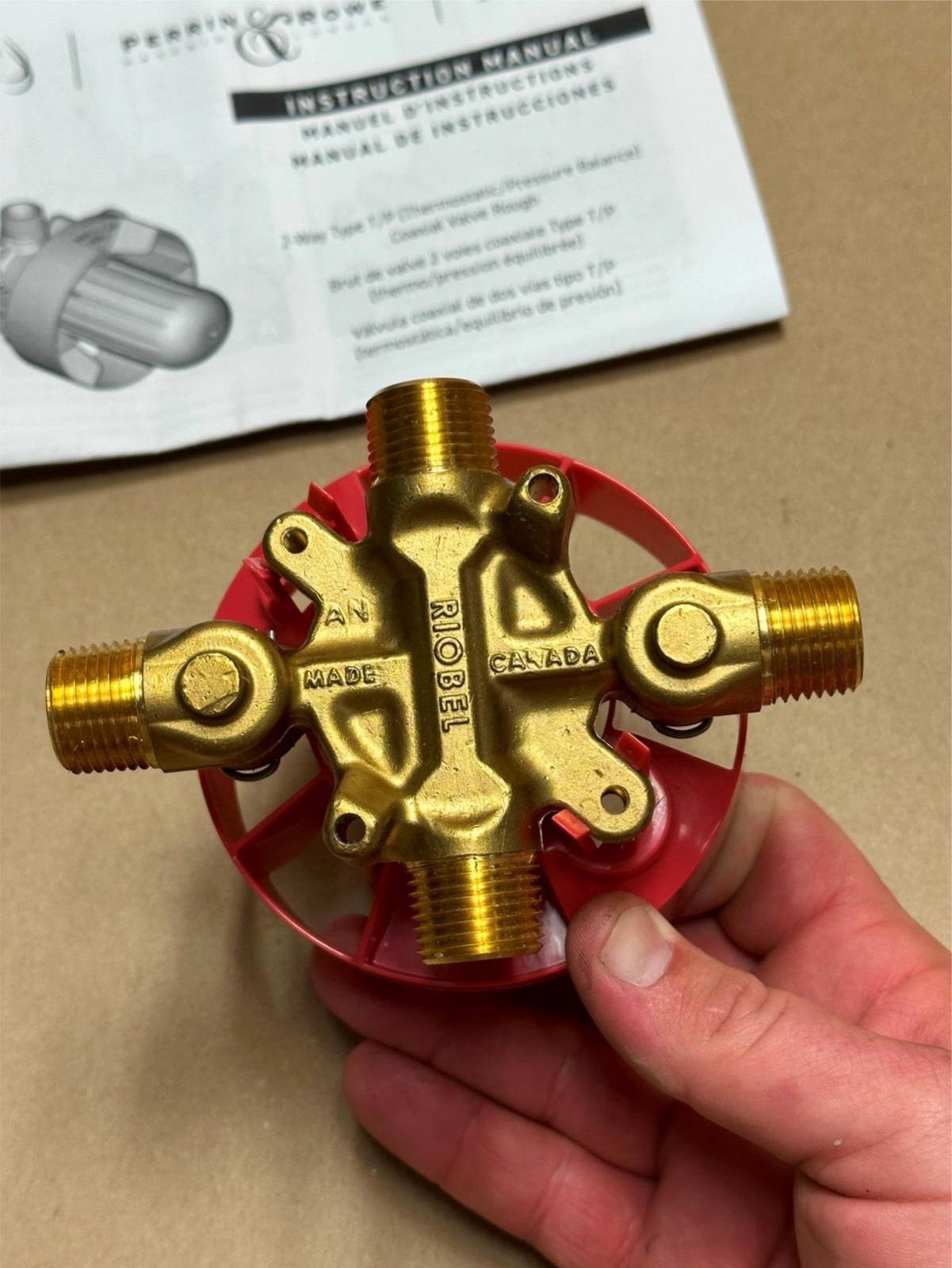 House of Rohl R23 2-Way T/P 1/2″ Thermostatic Rough-In Pressure Shower Valve