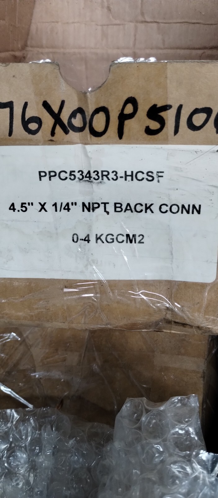 WINTERS PPC5343r3- 0-4.0 kg/cm2 4.5 x 1/4” npt back connection NSMP