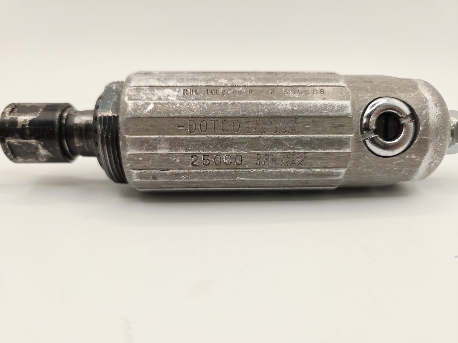 DOTCO Router Straight Die Grinder MDL 10L2000-01 25,000 RPM, 1/4″ Collet.