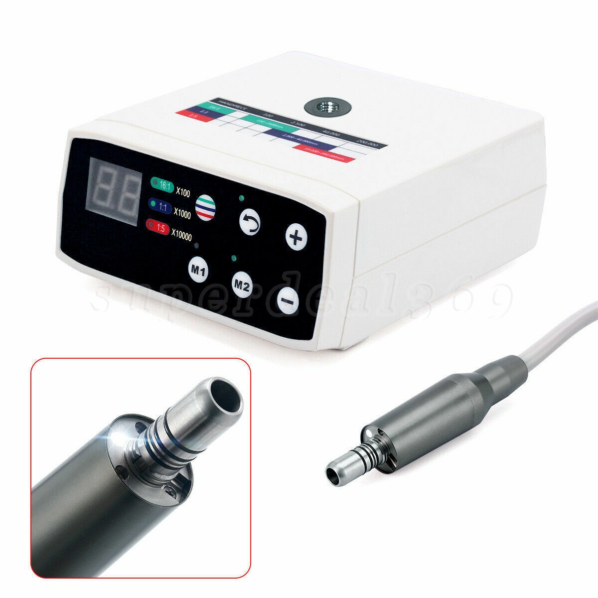 Dental Brushless LED Electric Micro Motor /1:5 1:1 Handpiece LED Fiber Optic NSK